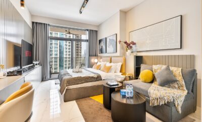 Stylish Studio | 5-min walk Burj Khalifa & Canal