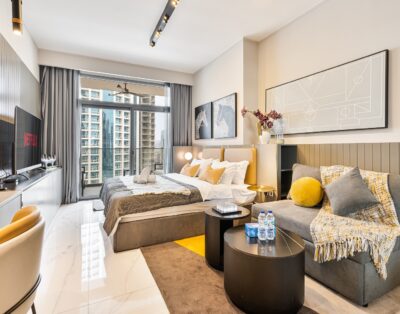 Stylish Studio | 5-min walk Burj Khalifa & Canal